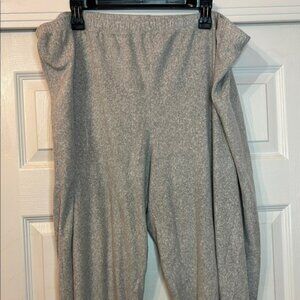 Cozy Gray Fleece Pajama Lounge Pants